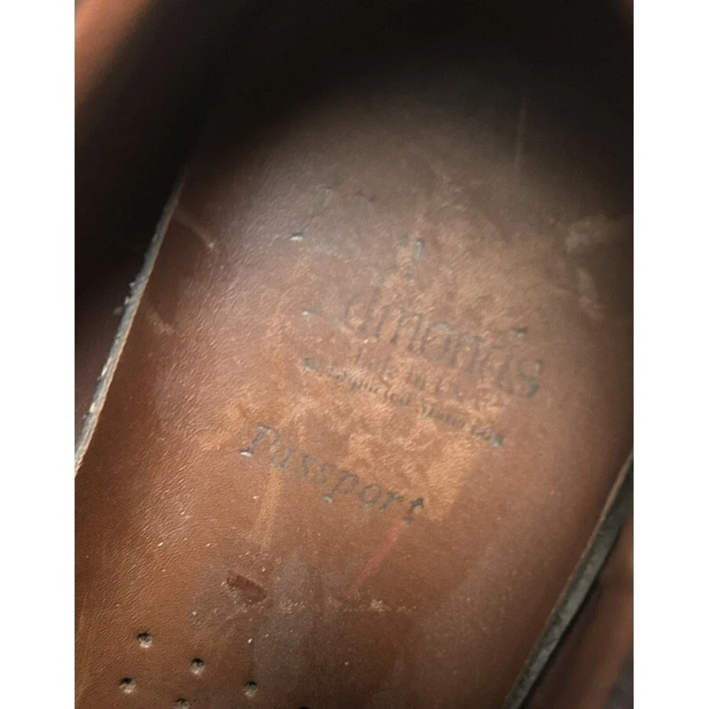 Allen Edmonds Passport Brown Leather Oxford Men's Size 12